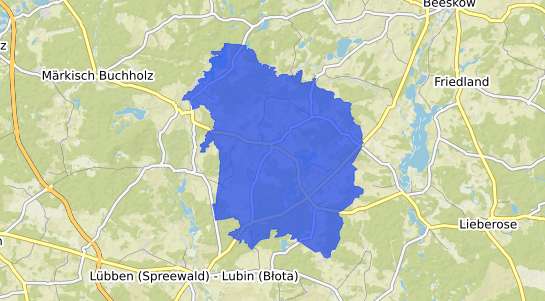 Bodenrichtwertkarte Märkische Heide